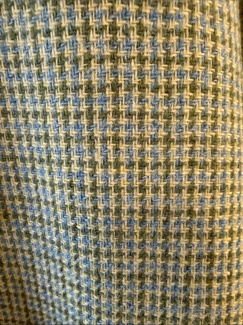 Vintage 1960’s Women's Green Check Wool Coat - Picture 12 of 15